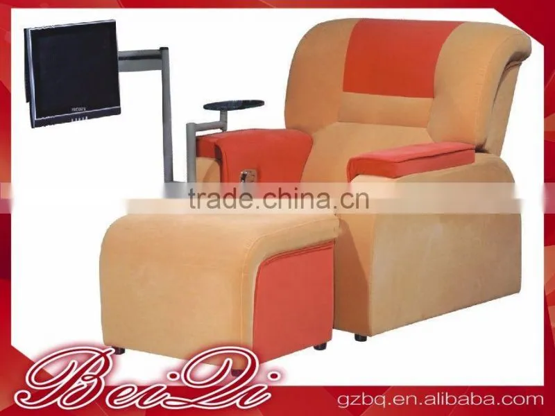 Beiqi Guangzhou King Size Luxury Durable SPA Pedicure Chair with TV Beauty Salon Foot Massage Chair Equipment