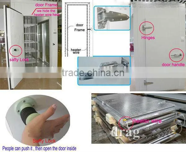 walk-in hinge cold room doors from Jinan China