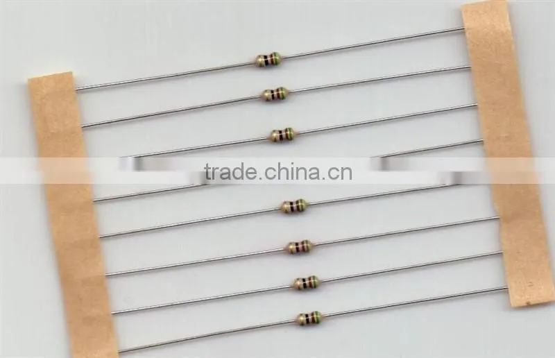 1/4W 1/2W 1W carbon film resistor