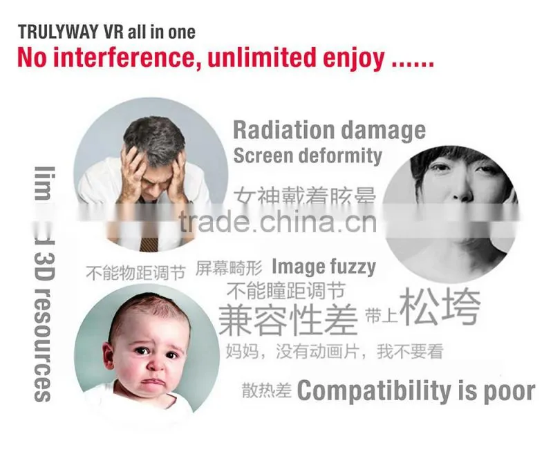 Vr all in one Headset Promotion prices for new design VR glasses
