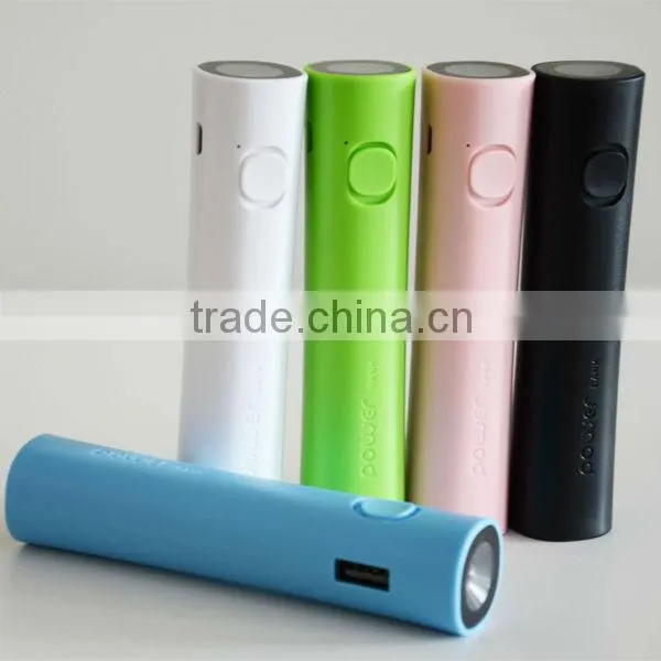 2600mah led portable power bank dc5v 1000ma power bank