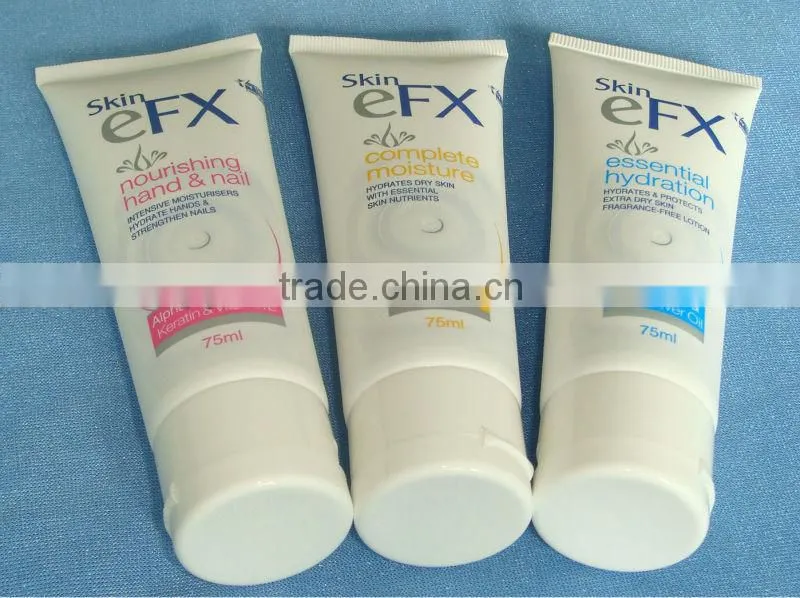 plastic clear packaging,pe soft tube,silkscreen printing packaging tubes