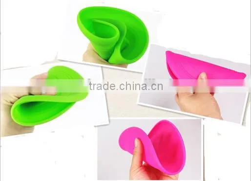soft silicone frisbee rubber toys for dog promotional toys