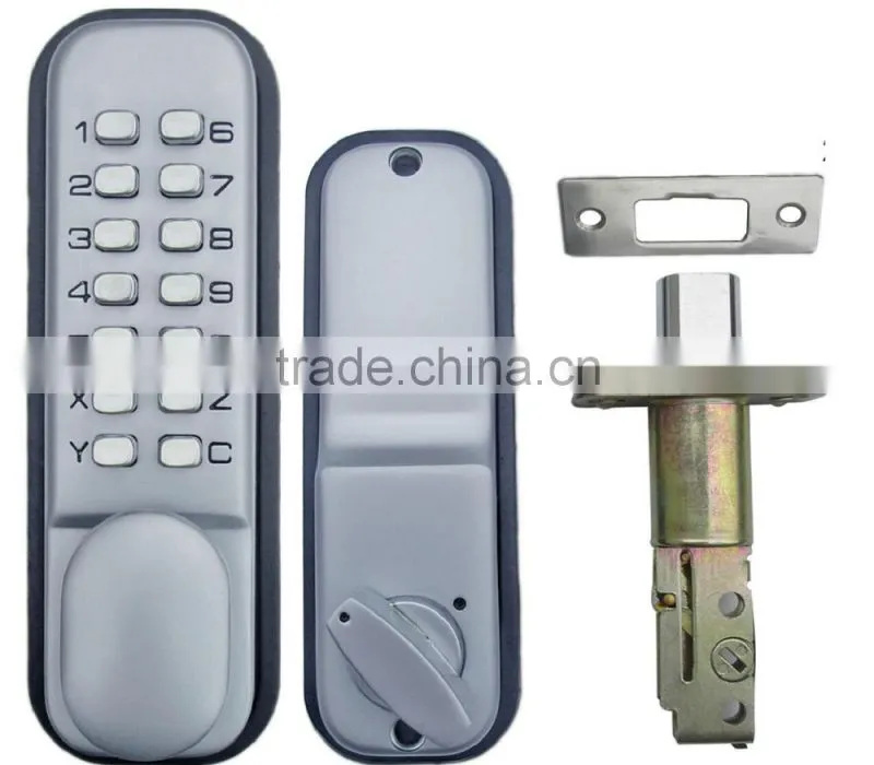 OSPON Mechanism Pushbutton Deadbolt Lock Marine Grade stain chrome OS2288A
