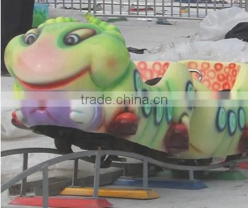 2014 popular kids eletric train caterpillar train amusement ride