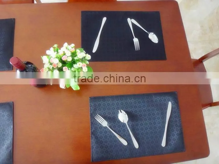 High quality dinner PVC Placemat Grid
