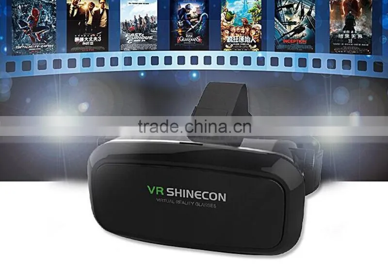 Funny VR 3D Virtual Reality Case Box Helmet Active Imax 3D Glasses For Sexy Movie Video