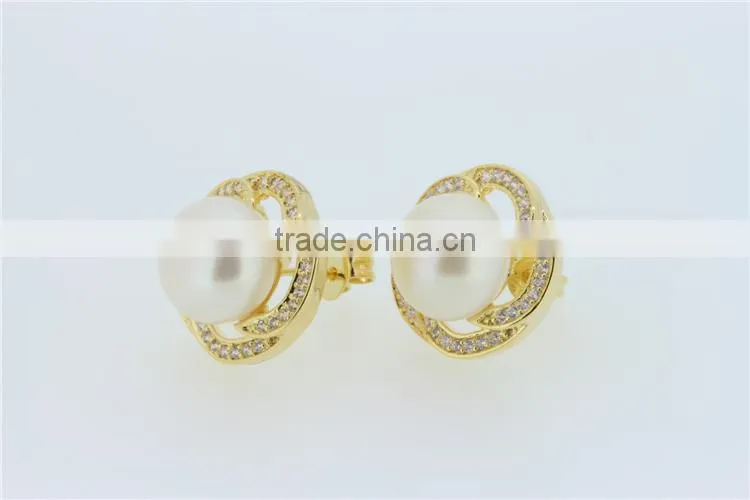 2015 Newest Pearl 925 Silver Earring
