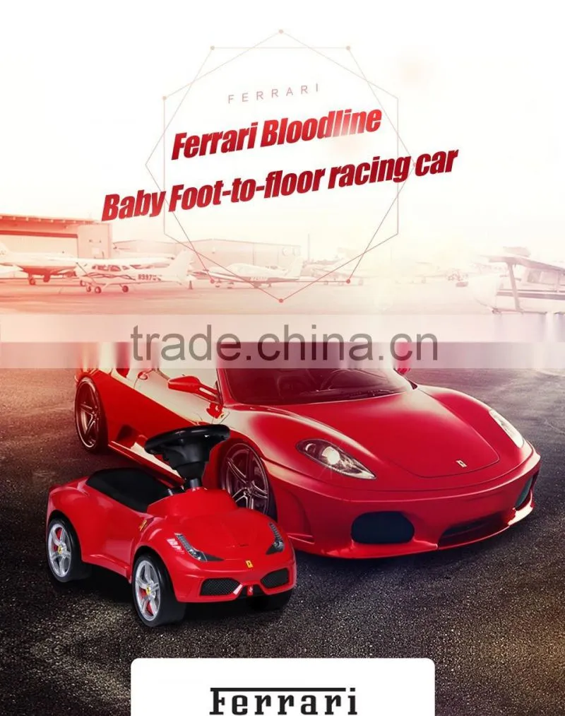Rastar toy shopping Ferrari licensed ride on car baby walker toy car
