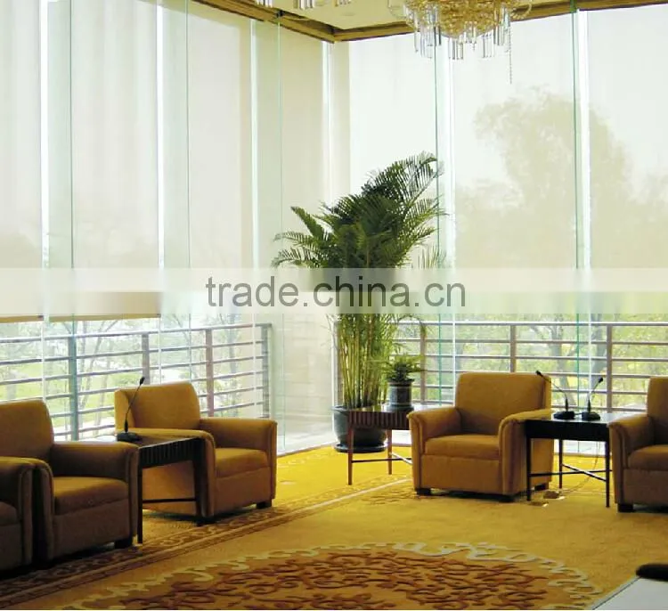 2016 hot sale100% polyester blackout double roller blind curtain