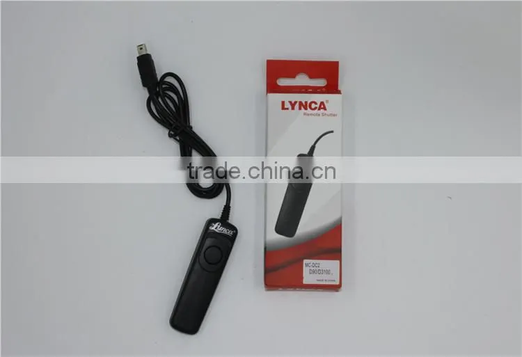 Eurpean style Rremote shutter release with wire for Nikon D90/D3100 etc