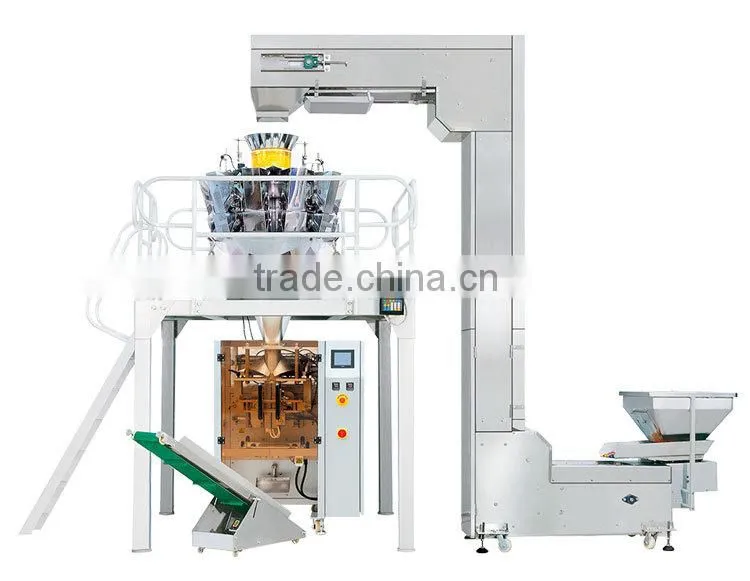 automatic measuring packaging machine with elevator