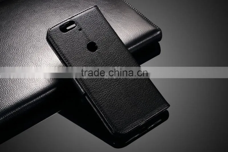 MMT Litchi Grain Card Holder Case For Huawei 6P with Buckle Leather Wallet Case with PC Back Cover MT-4928