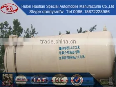 SINOTRUK sewage suction tanker truck fecal tank transport truck for sale high presure cleaning