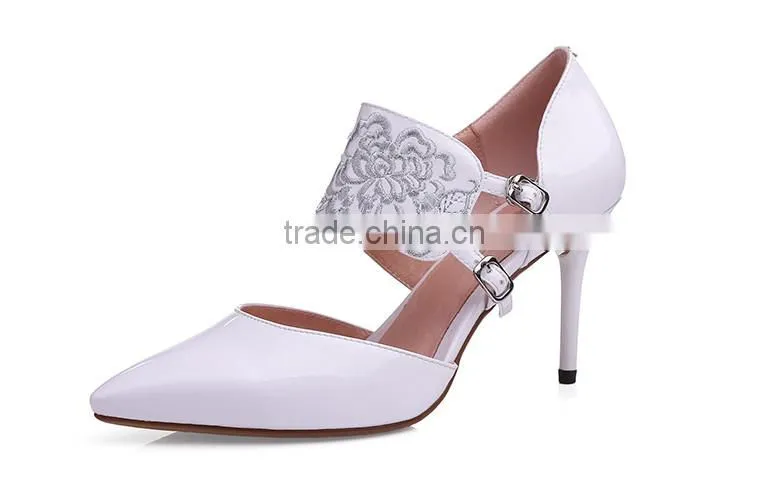 cheap italian bridal white wedding shoes