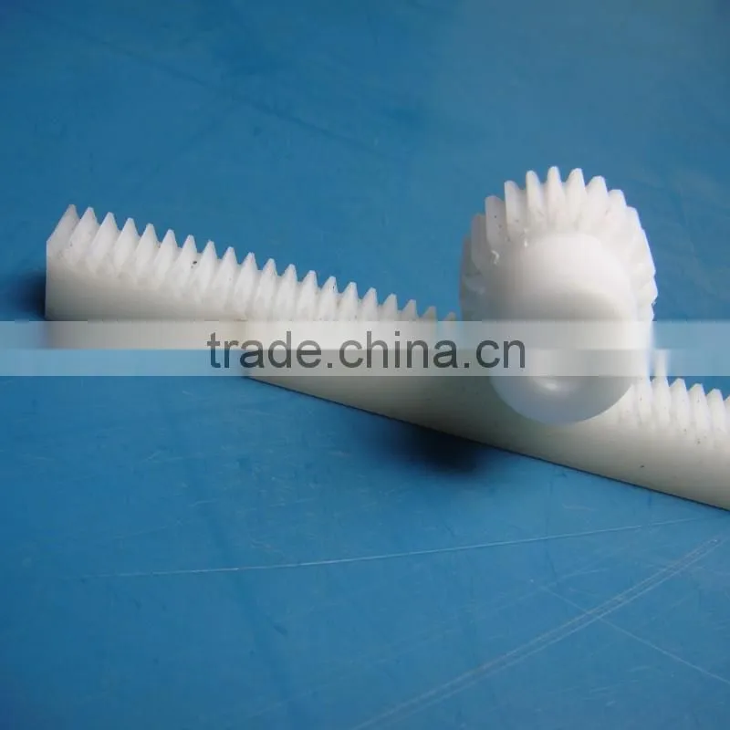 Guangzhou engineering plastics injection gear rack nylon66 gear rack and pinion