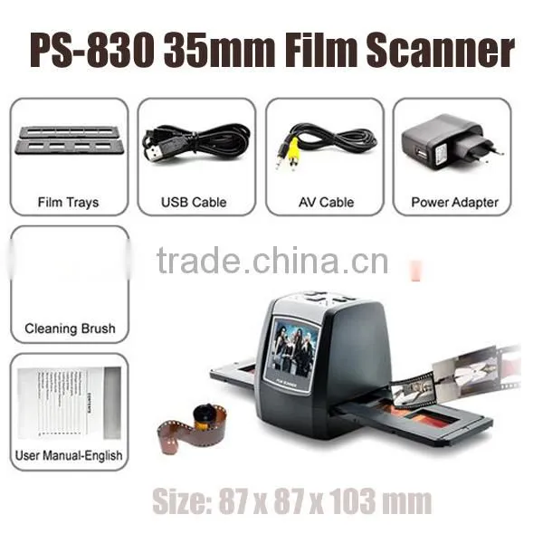 2.36"LCD negative & slides USB film scanner