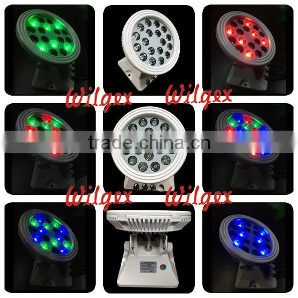 High power dmx round type 18w outdoor ip65 LED Wall washer
