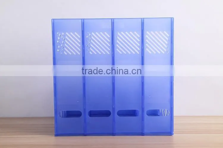 Plastic Custom Size Magazine Rack Use dismountable folding Folded magazine holder