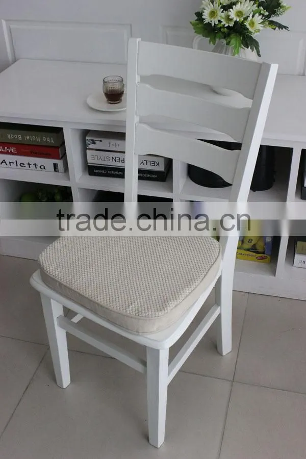 2015 Kikiland latest design cheap plain natural linen seat cushion