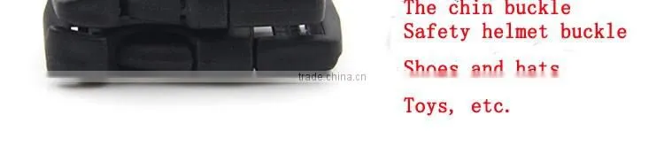 Black Plastic regulating buckle High Cost Performance Plastic Buckle for Bags&Belt in Different Sizes