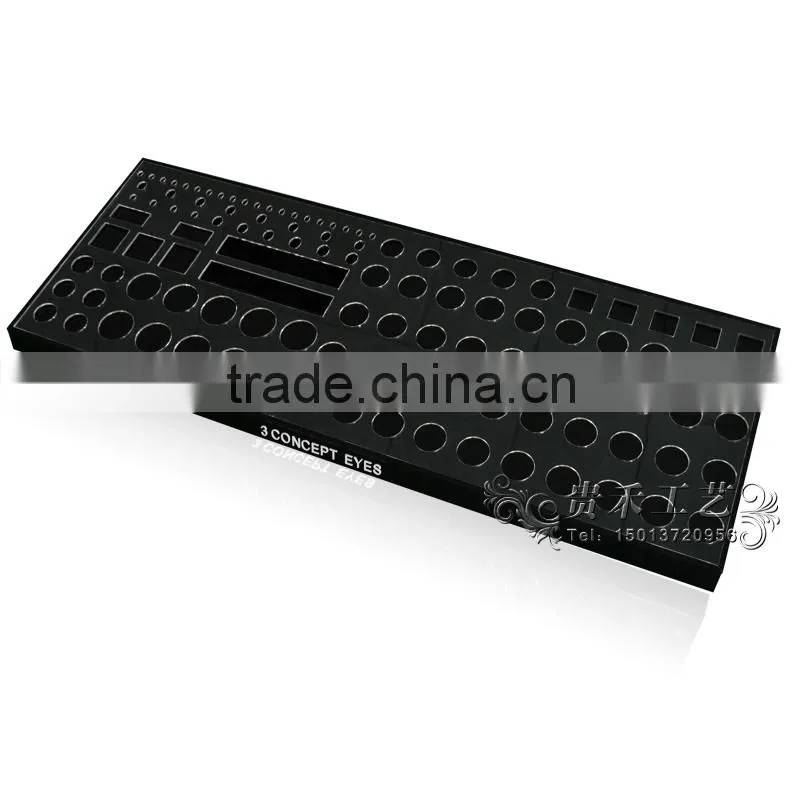 cosmetic display counter, Beautiful acrylic cosmetic display for eye shadow