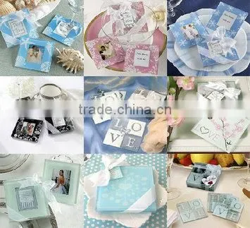 High quality clear glass drink coasters,customized coaster