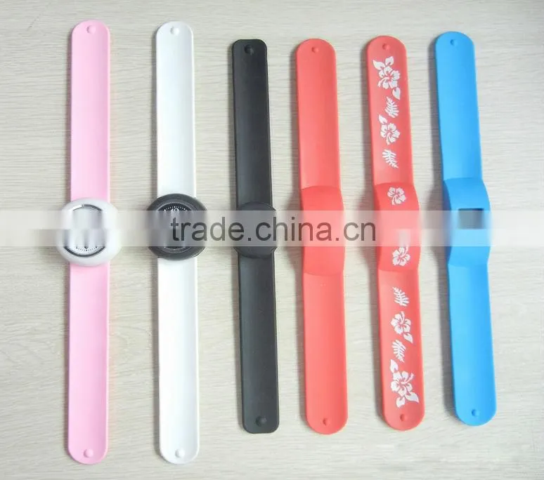 promotion gifts silicone slap watch kids silicon wristband slap watch full printed oem design children slap watch for promotion