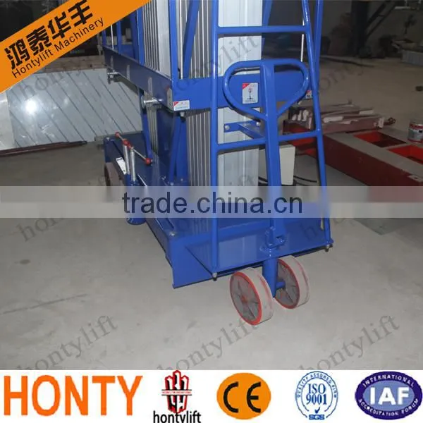electric hydraulic aluminum lift/portable man telescopic lift