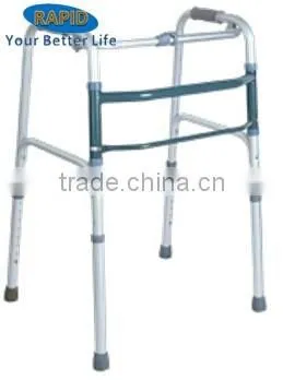 One Button Folding Walker