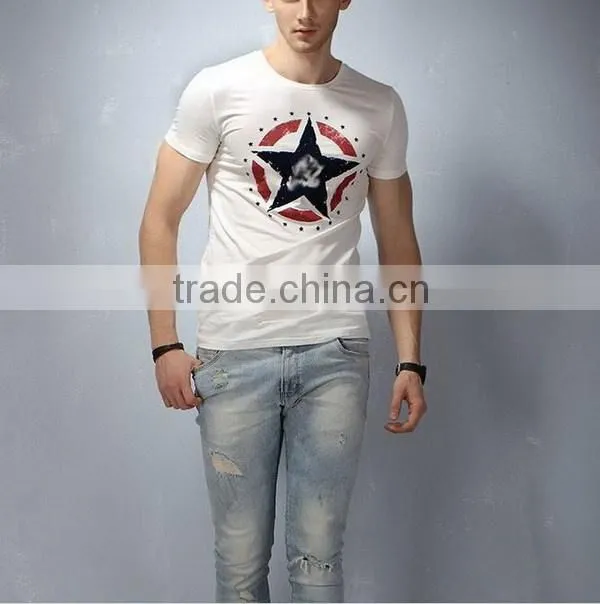 Super quality classical dip dye men's short sleeve polo