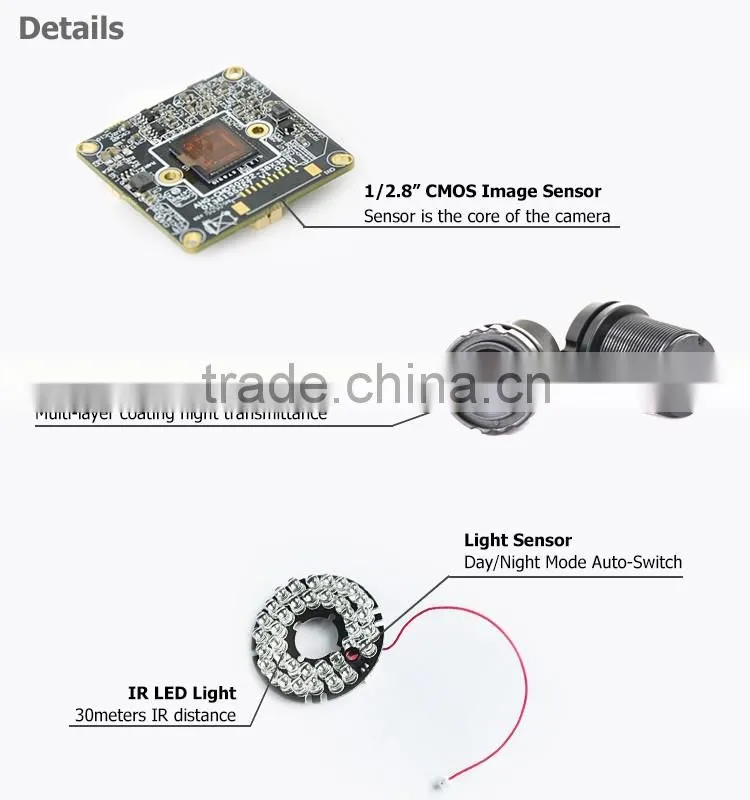hot sale price 30m ir waterproof cctv h.264 2mp ip camera outdoor poe