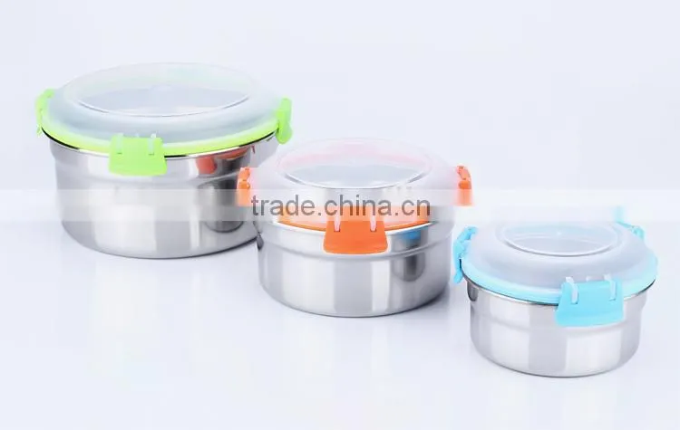 lock lock stainless steel take out food container soup bowl with lid