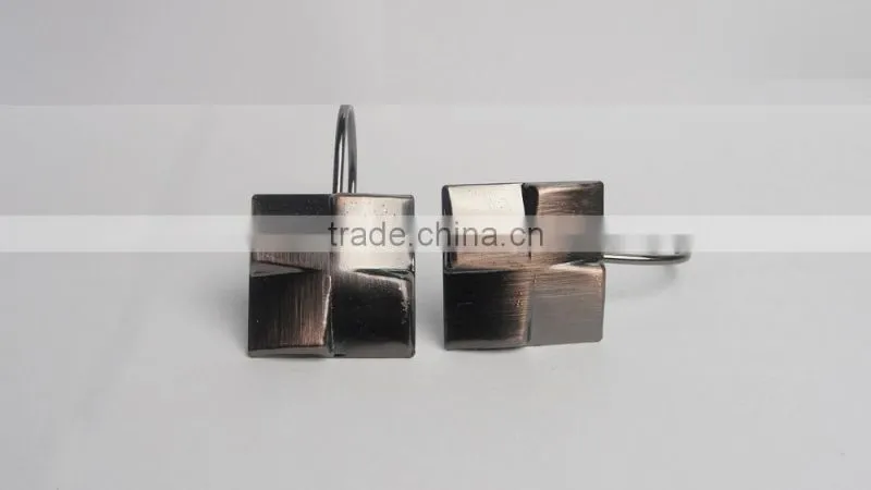 2015 Hot sale shower curtain hooks set for bathroom , best price shower curtain hooks/ custom shower curtain Hooks