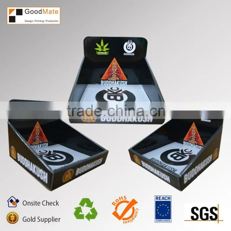 Full Color Printed Cosmetic Custom Advertising Display Stand