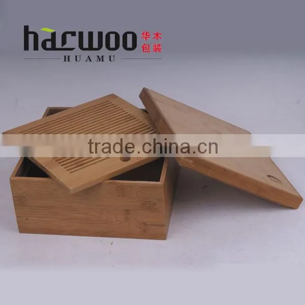 Ecological recyclable bamboo box ,bamboo storage box