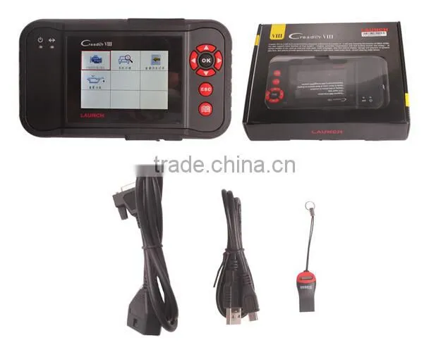 Code Reader Launch X431 Creader VIII in English, French and Spanish