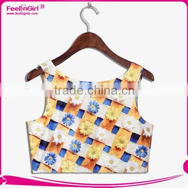 Wholesale Compression Pictures Of Girls Cotton Tank Tops
