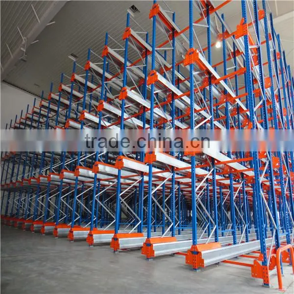 radio shuttle pallet rack for warehouse stacking