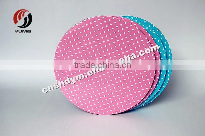 wholesale round colored cake drums