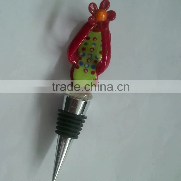 Popular flip flop shape Bottle Wine Stopper