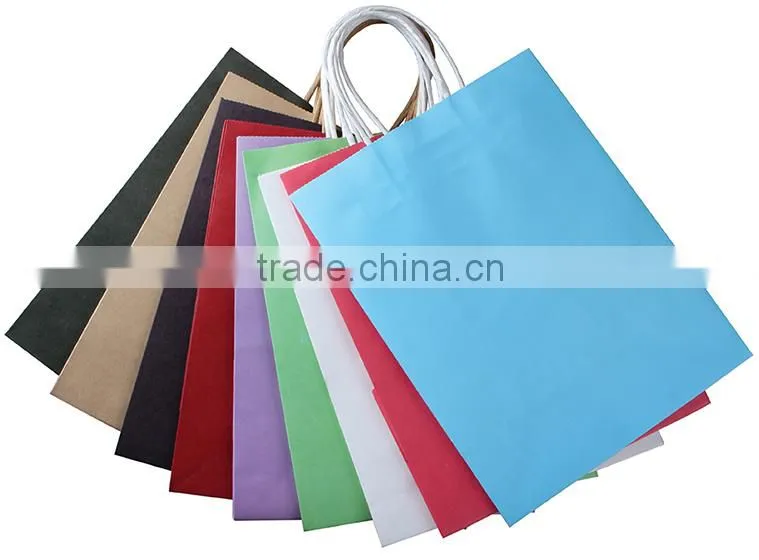 Beautiful Kraft paper bag for packing shirt gift