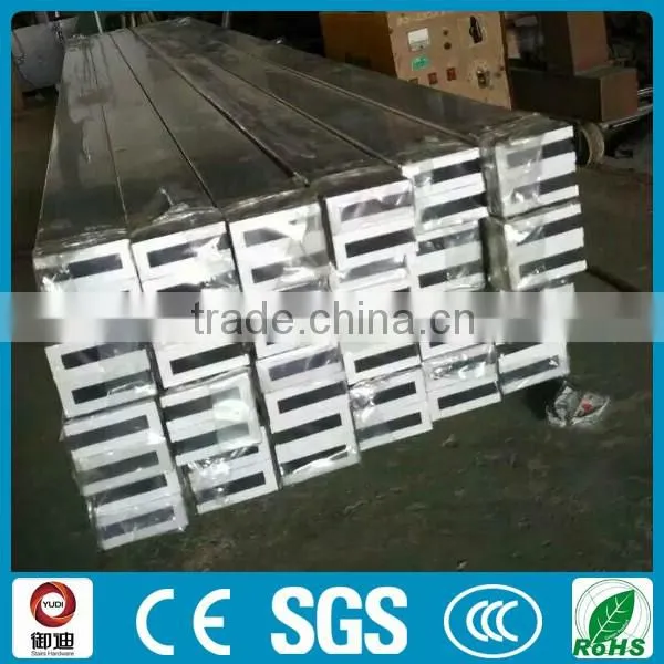exterior deck aluminum u channel glass railings