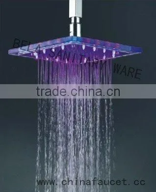 Led Rainfall Overhead Square Shower Head