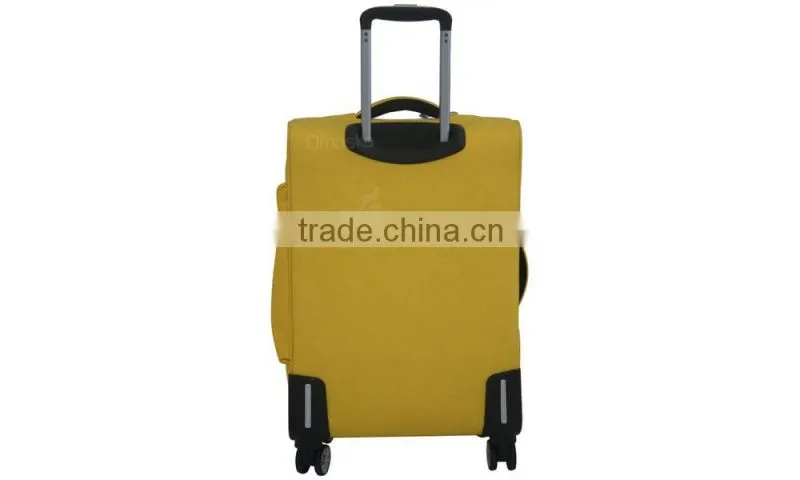 Promotional high quality hot selling nylon fabric trolley luggage