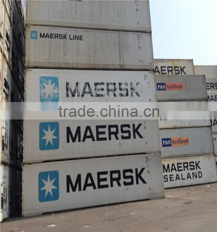 40feet used Reefer Container with Carrier refrigerator for sale