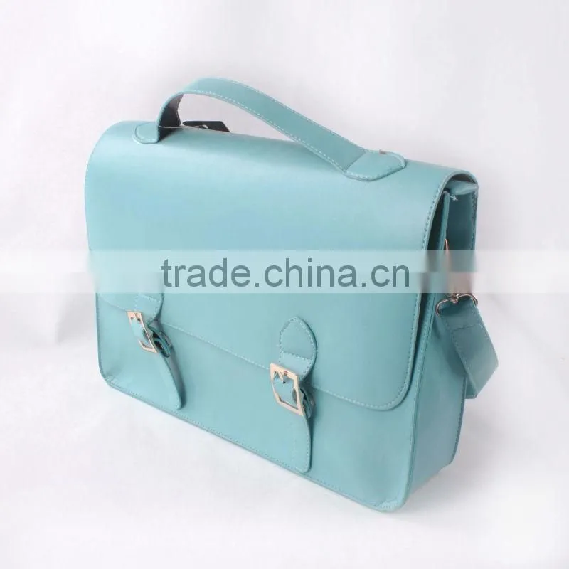 2014 PVC girl school bag office bag for promotion