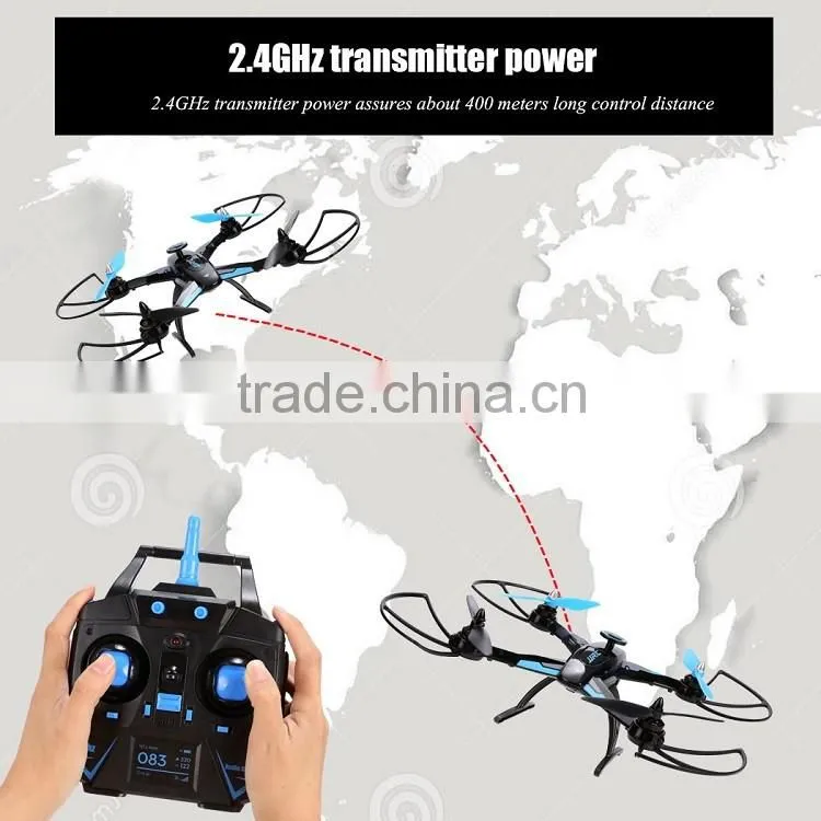 CF Mode 2.4GHz 4CH 6-Axis Gyro RTF Drone RC Hexacopter Quadcopter White#SV029053