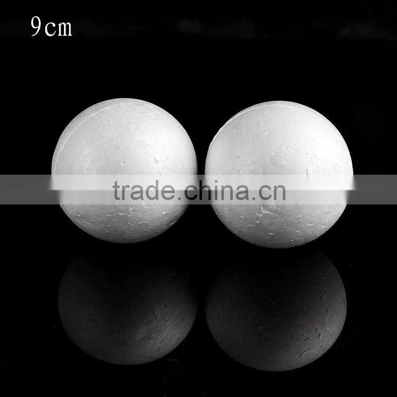 90mm Polystyrene styrofoam Ball craft ball for Christmas tree decoration DIY and wedding