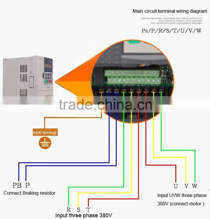 0.75kw 1phase to 3phase ac drive 1hp variable frequency drive for control speed